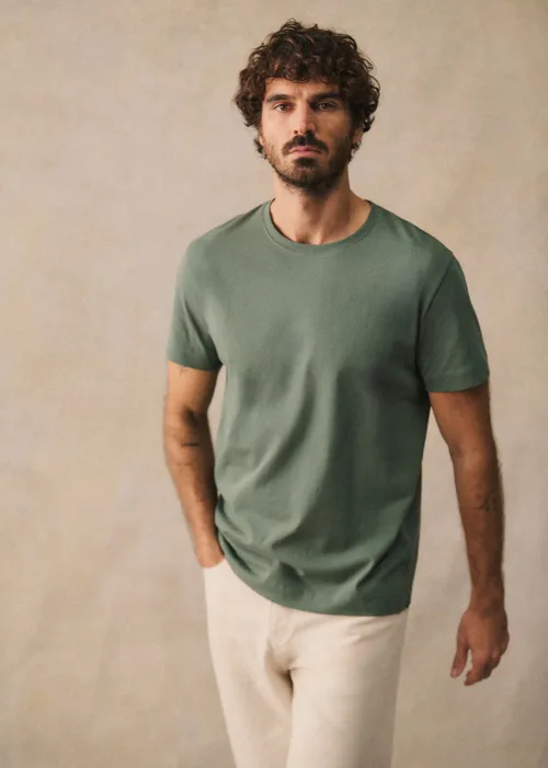 T-Shirt Kenneth - Vert Sauge — image 5