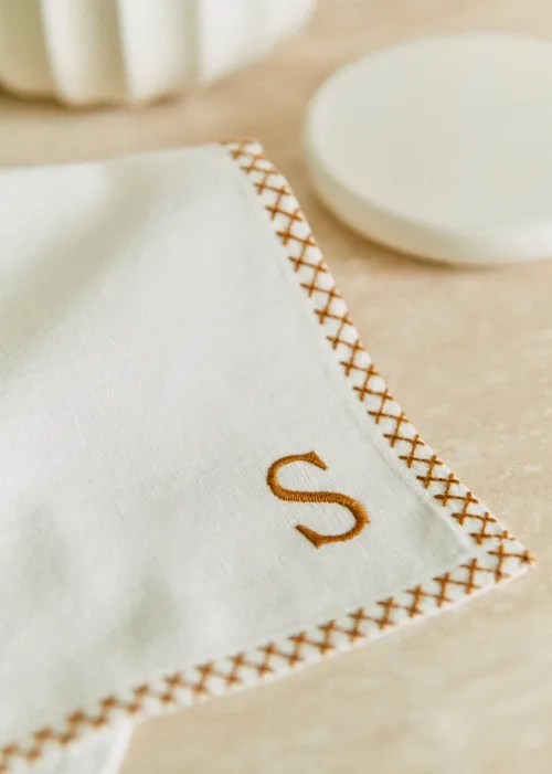 Serviette Monogramme - lettre S — image 3