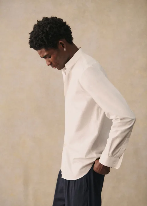 Chemise Edgar Pinpoint - Blanc — image 4