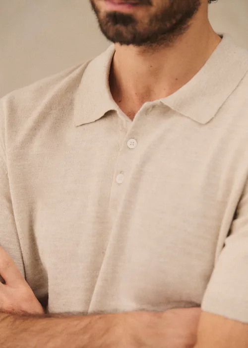 Polo Maille Joan - Écru — image 4