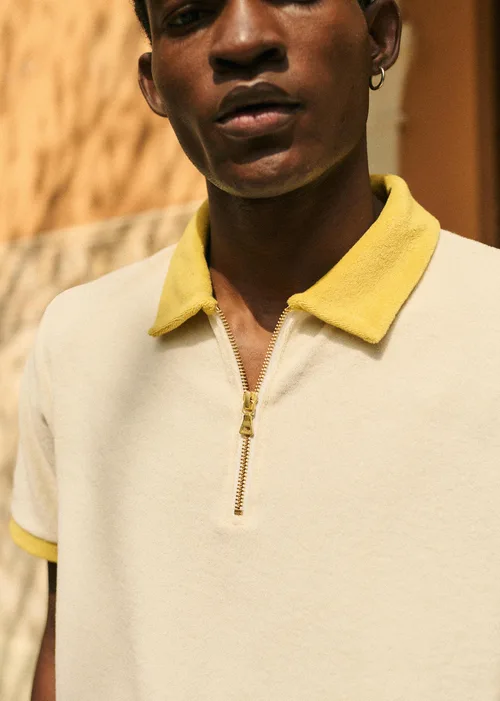 Polo Ari - Ecru / Jaune — image 4
