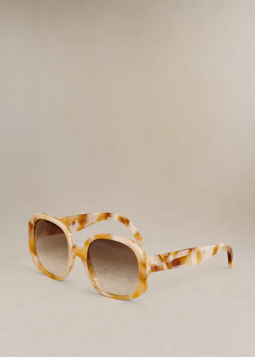 Lunettes de soleil Georgia - Écaille Jaune — image 4