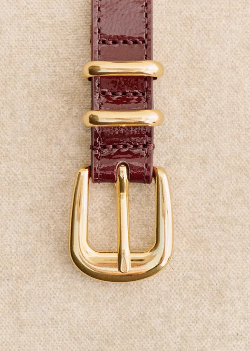 Ceinture Livie - Pourpre Vernis — image 4