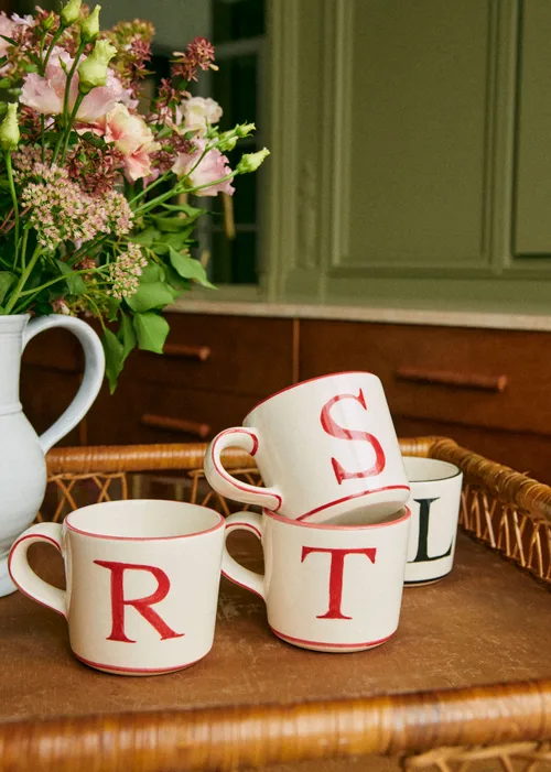 Tasse Tempo - Lettre H - Rouge — image 60