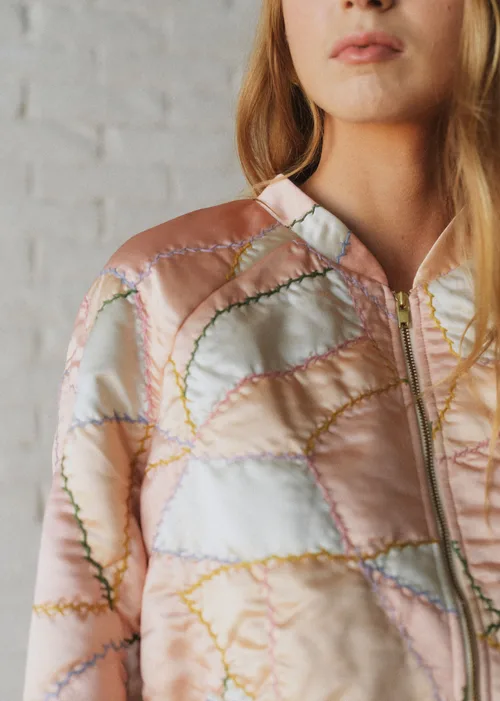 Veste Mickey - Sézane x SEA NY - Imprimé Pastel Rose — image 3