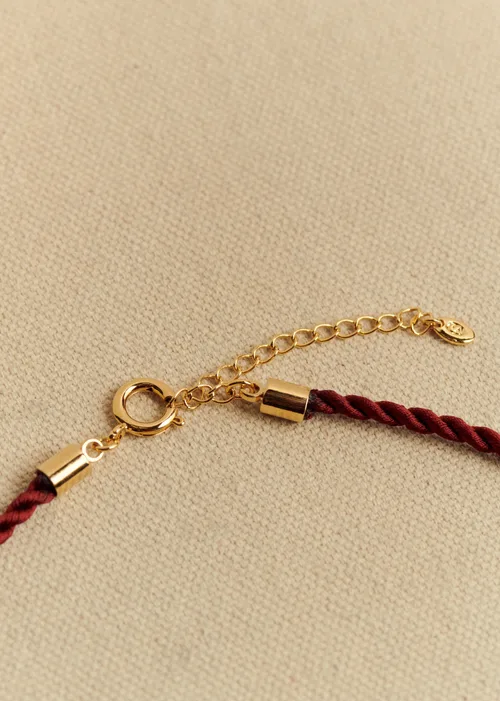 Collier Natacha - Bordeaux Doré — image 6