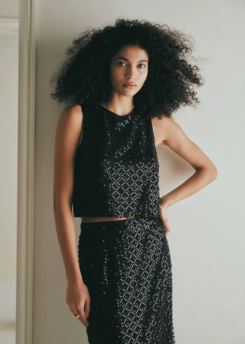 Top Doria - Sequins Noirs — image 3