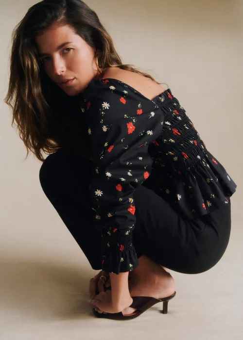 Blouse ALINE - Imprimé Coquelicot — image 4