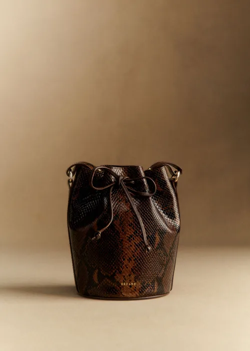 Bourse Mini Farrow - Marron Python
