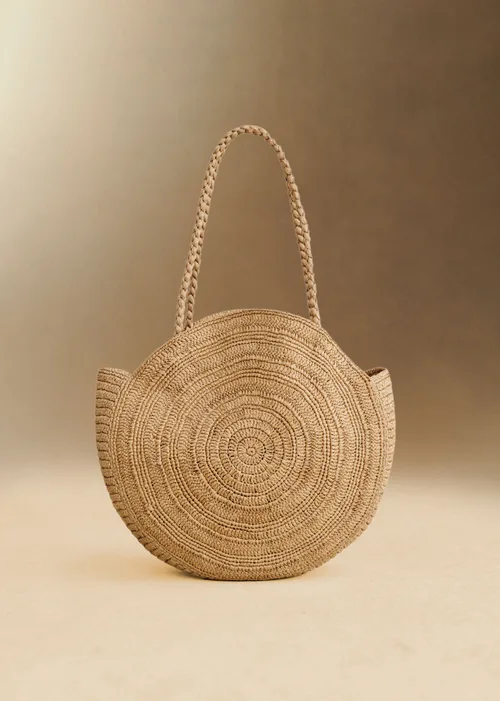 Panier June - Naturel Foncé Broderie Fleurs — image 4