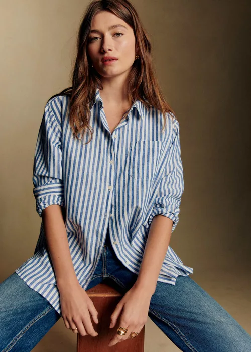 Chemise Max - Rayure Bleu — image 5
