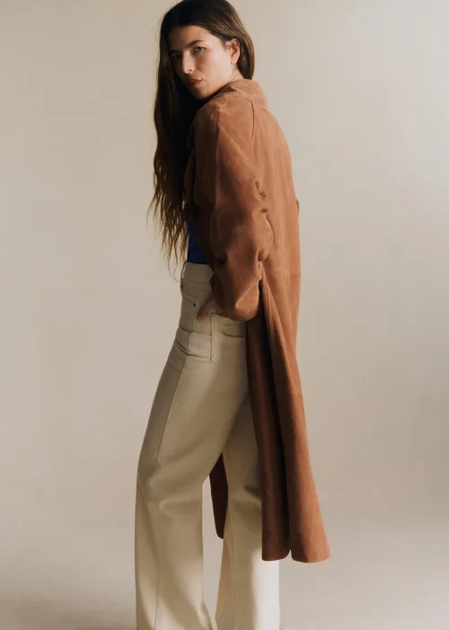 Manteau Clyde - Camel Daim — image 4