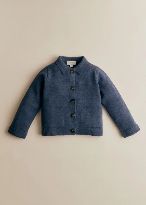 Gilet Betty - Bleu Chiné