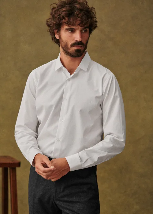 Chemise Allen Popeline - Blanc — image 2