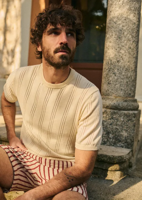 T-Shirt Maille Pio - Écru — image 4