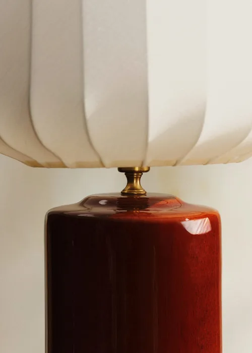 Lampe Mezzo - Caramel - Abat-jour Mezzo - Écru — image 3
