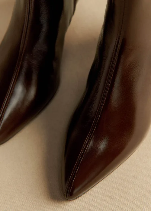 Bottines Garance - Chocolat vernis — image 3
