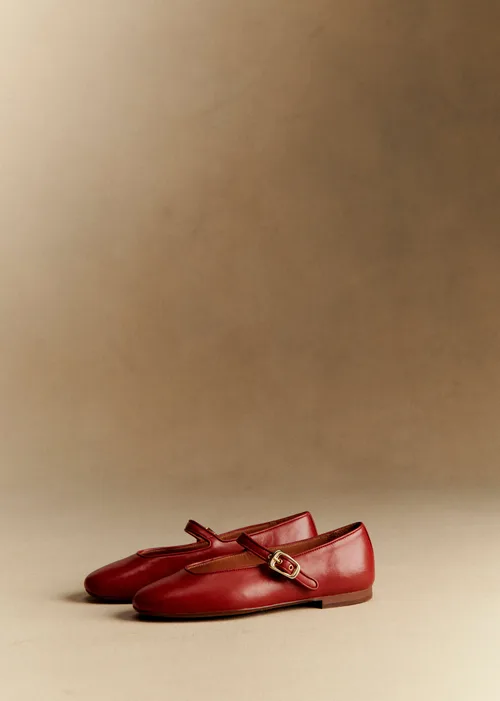 Ballerines Low Valentin - Rouge Lisse — image 7