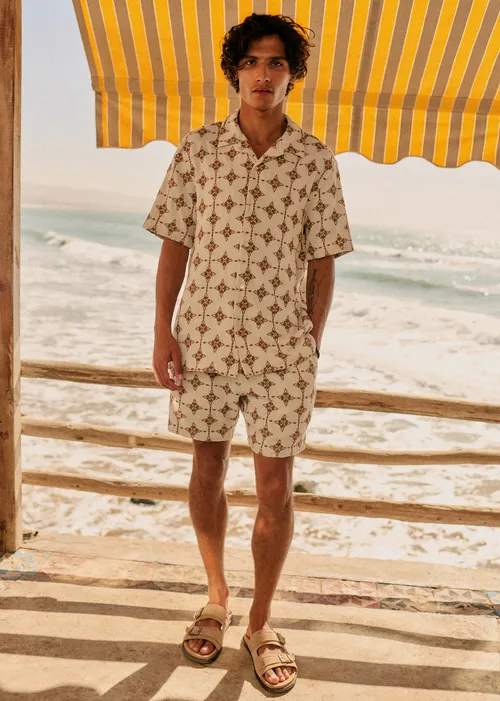 Chemise Holt - Naturel Broderie Camel — image 7