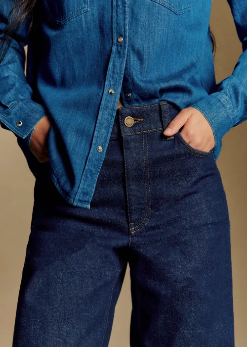 Pantalon Le Wide Leg - Denim Brut — image 2
