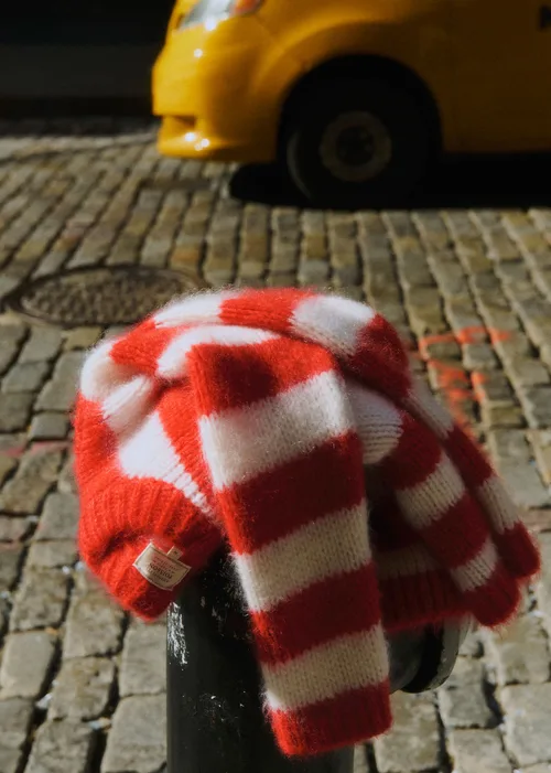 Pull Julien - Sézane x Antoinette Poisson - Écru/ Rouge — image 5