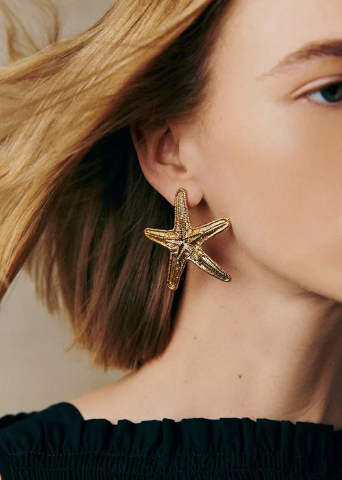 Boucles d'oreilles Mara - Doré — image 3