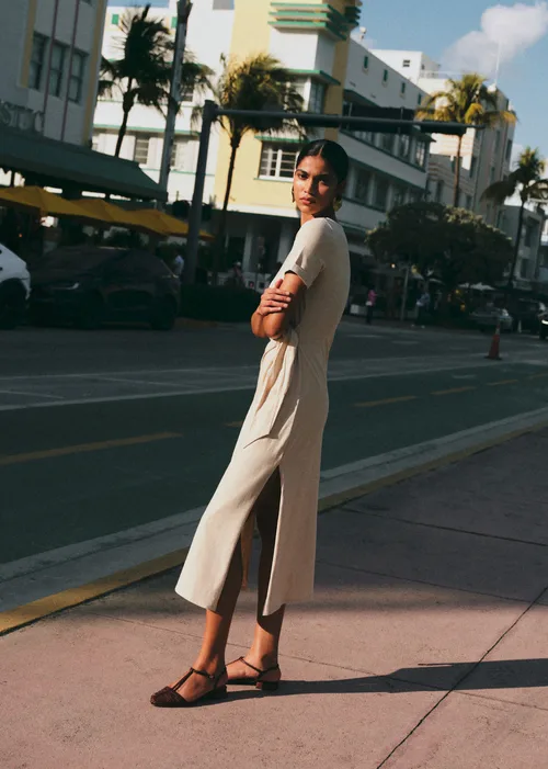 Robe Pippa - Beige Chiné — image 3