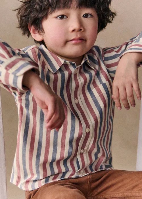 Chemise Tom - Rayures Bleu Blanc Rouge — image 6