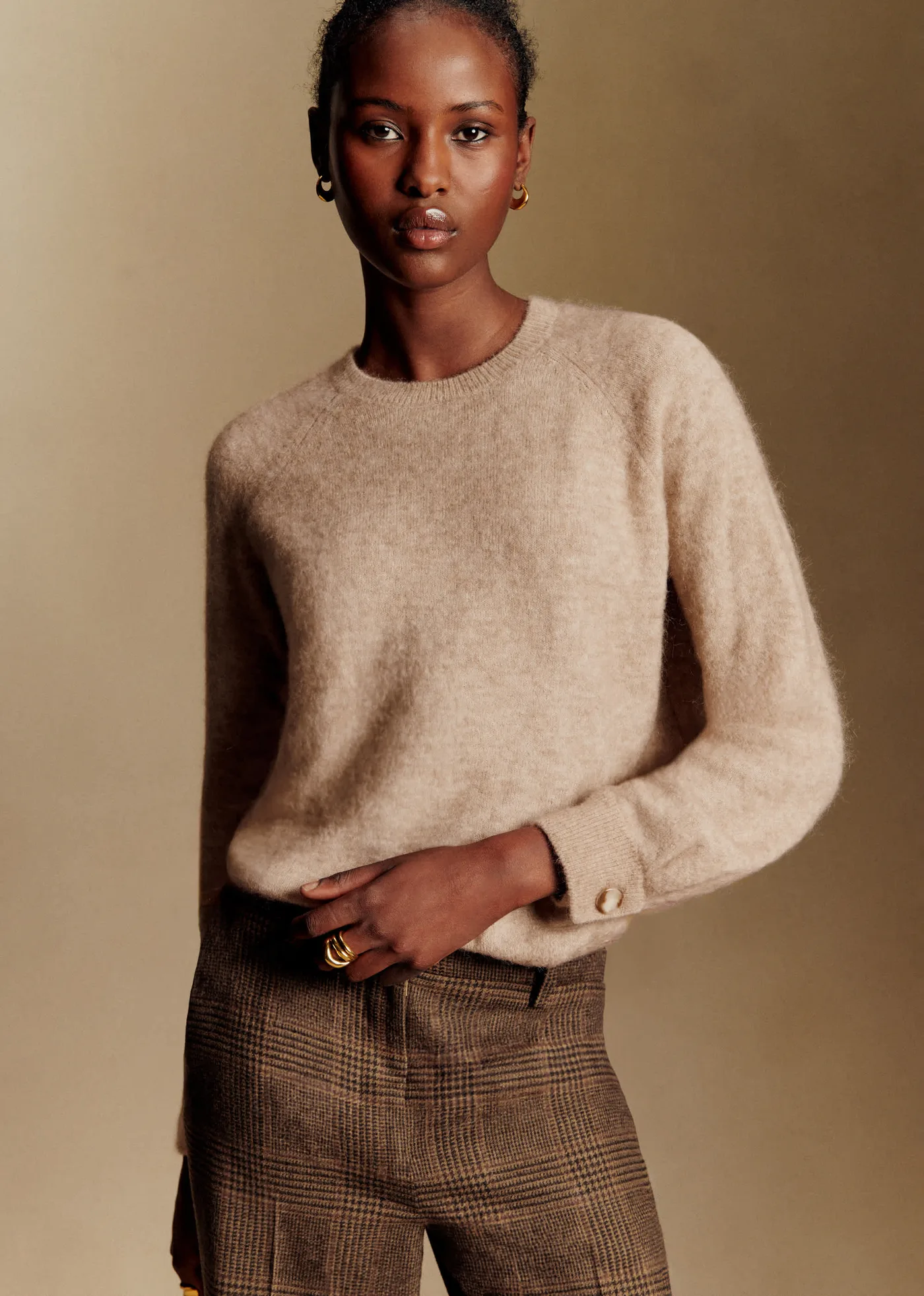 Pull Louisa - Beige Chiné Clair