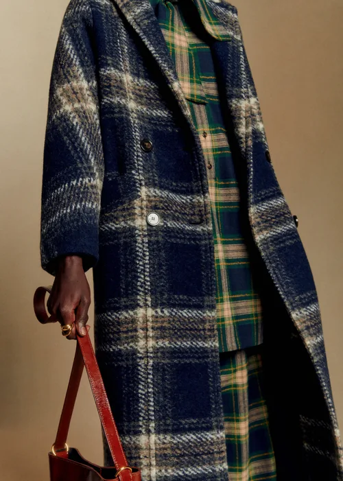 Manteau Viktor - Carreaux bleu — image 2
