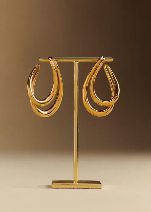 Boucles d'oreilles Gina - Doré — image 5