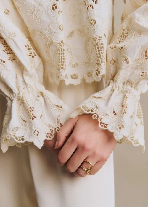 Blouse Aly - Dentelle Écru — image 3