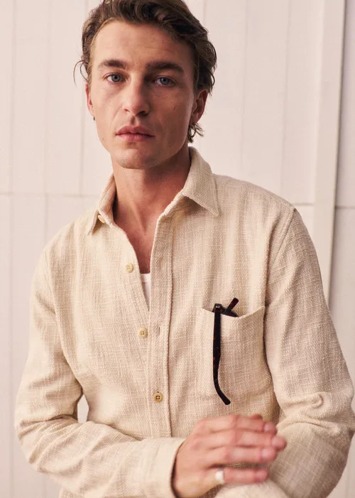 Chemise Lars Texturée - Naturel — image 4