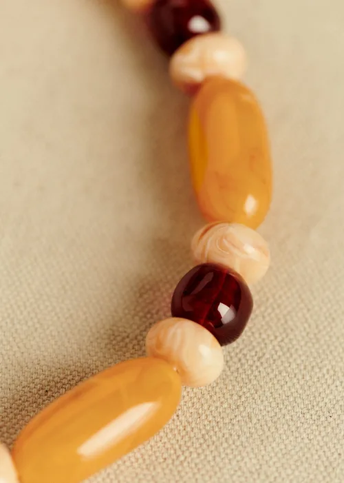 Collier Morgane - Caramel Multi - Création Rose — image 3