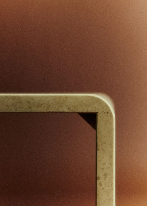 Table basse en travertin par Ligne Roset années 70 - Travertin — image 4