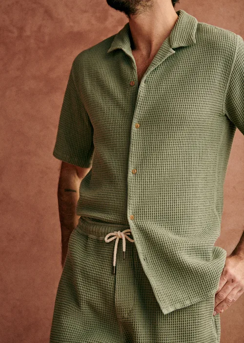 Chemise Holt Gaufrée - Vert — image 2