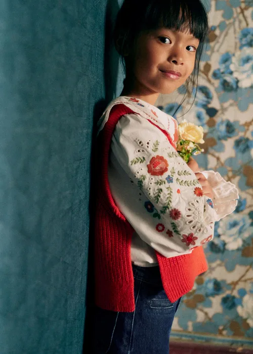 Chemise Gloria - Ecru / broderies multicos — image 4