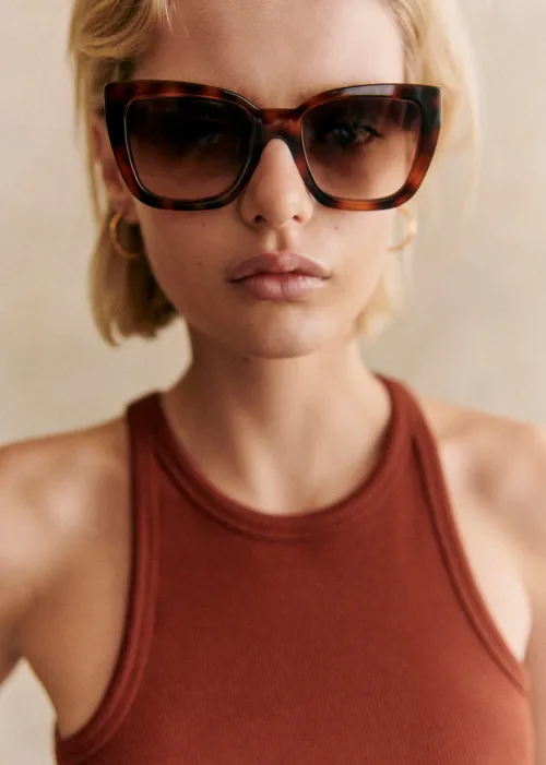 Lunettes de soleil Mila - Écailles Claires — image 6