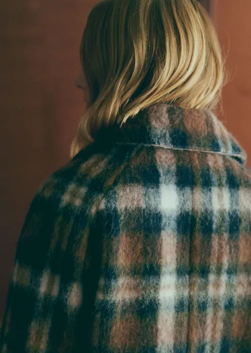 Manteau Ander - Carreaux Capri et Vert — image 3