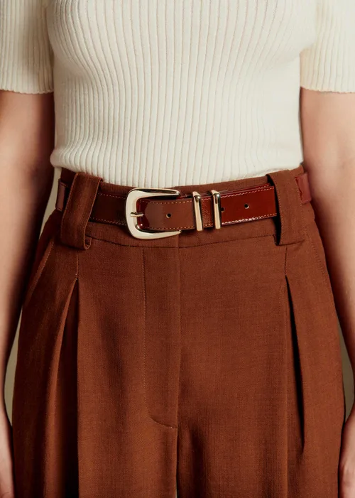Ceinture Oria - Acajou Vernis — image 3