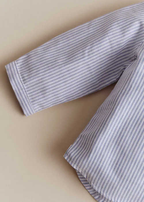 Chemise Sacha - Bleu / Écru — image 4
