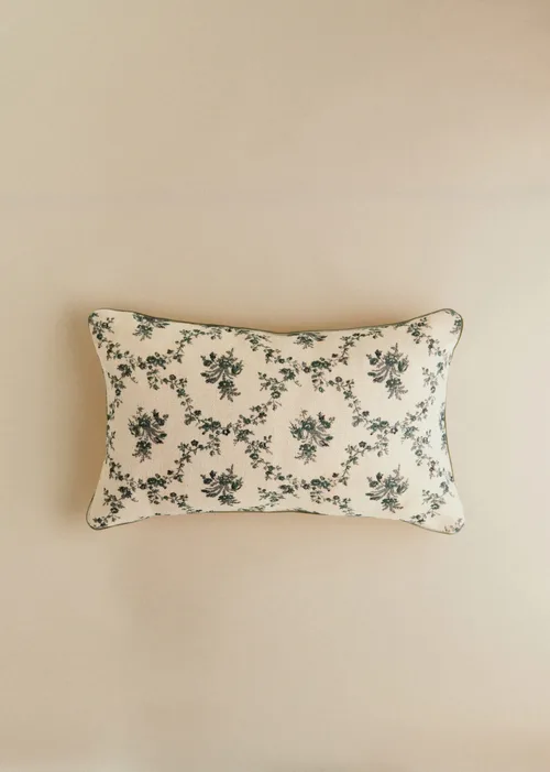 Coussin Imprimé - Petit Modèle - Croisillons Bleu