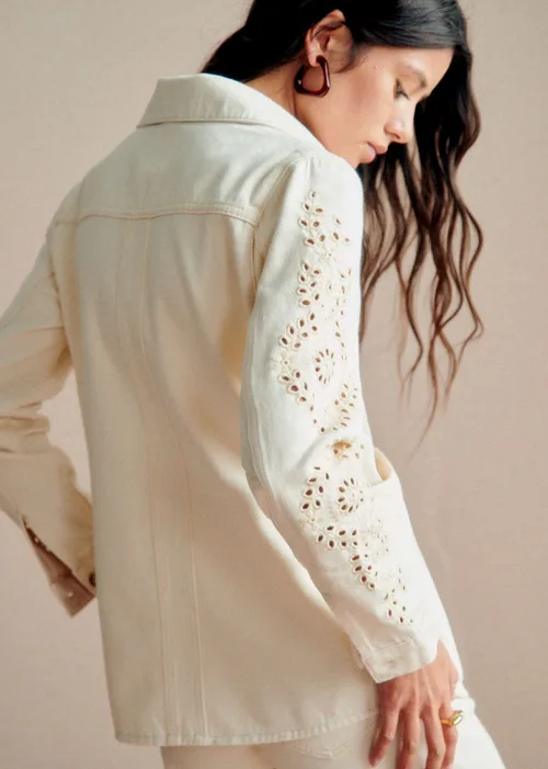 Veste Will - Broderies Lierre Fond Écru — image 5