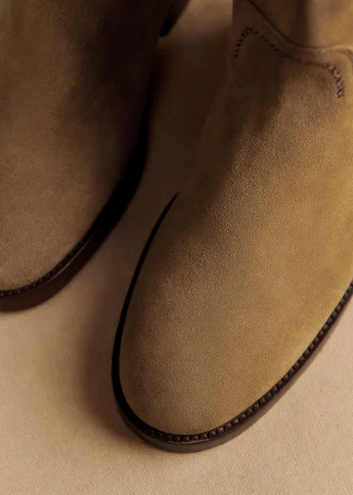 Bottes Low Katharina - Sézane x Baziszt - Beige Broderie — image 3