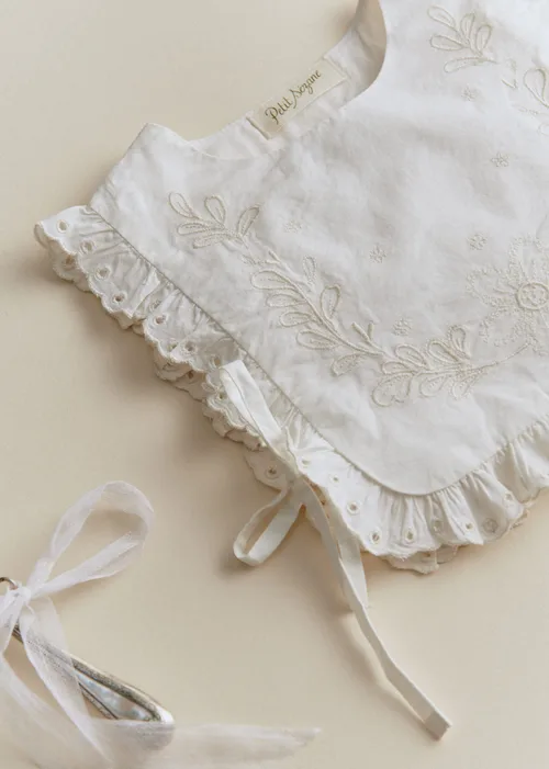 Bavoir Leia - Crème — image 5