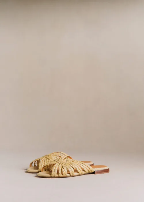 Mules Low Paola - Naturel Textile Tressé — image 5