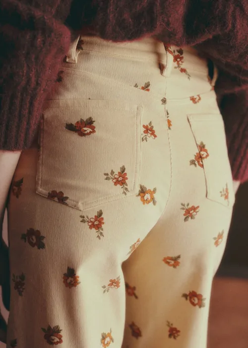 Pantalon Le Wide Leg - Imprimé Shilo — image 3
