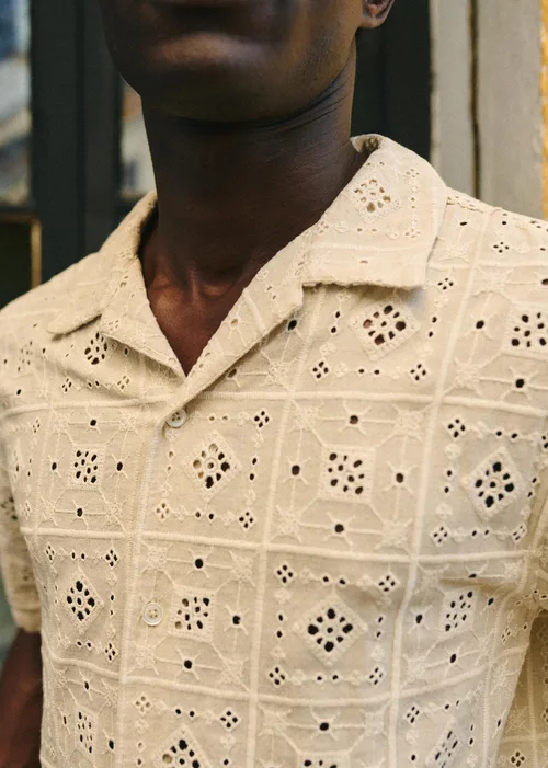Chemise Holt - Naturel Broderie Écrue — image 4