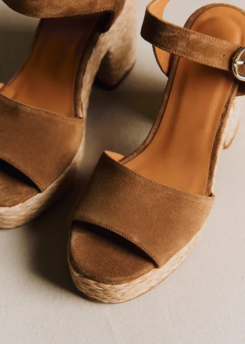 Sandales High Dorothée - Taupe Kaki — image 3