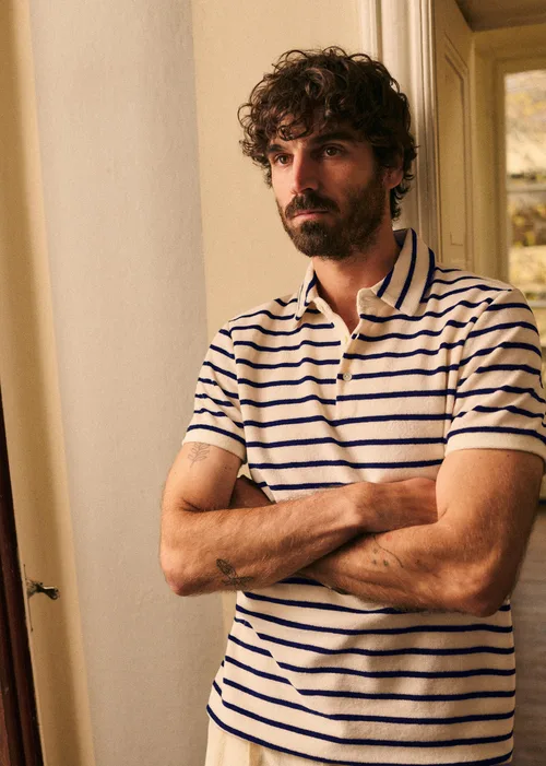 Polo Jude - Marine / Écru — image 3